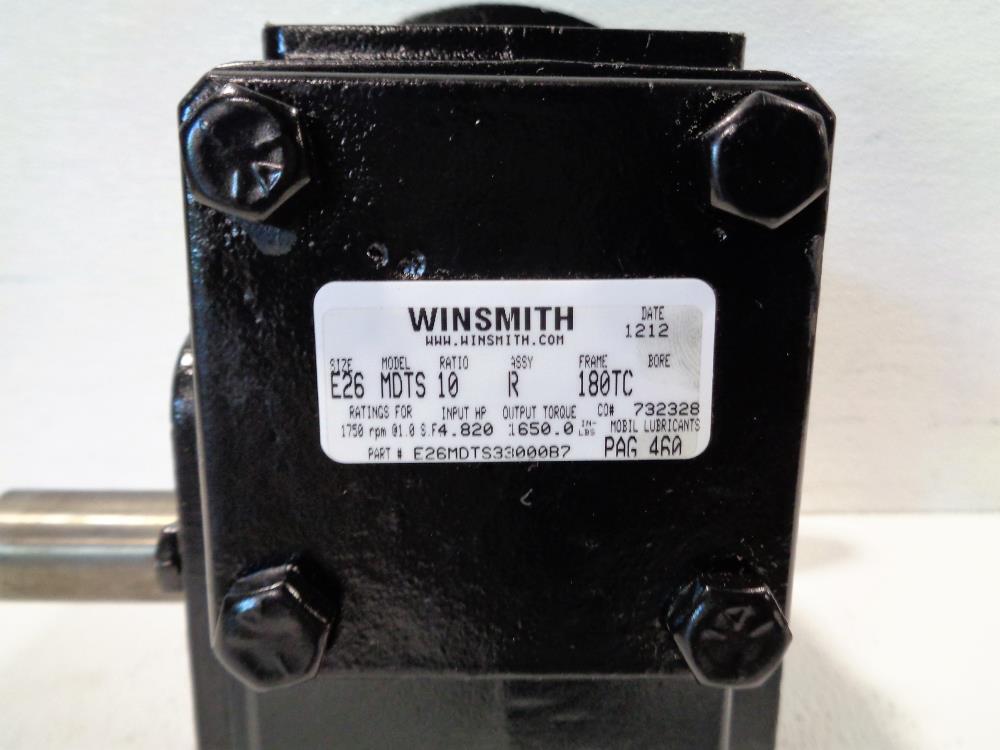 Winsmith SE Encore Gear Box, Size E26, 10 Ratio, #E26MDTS33000B7